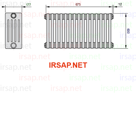 Радиатор IRSAP Tesi 50600/15 T12 CL 01